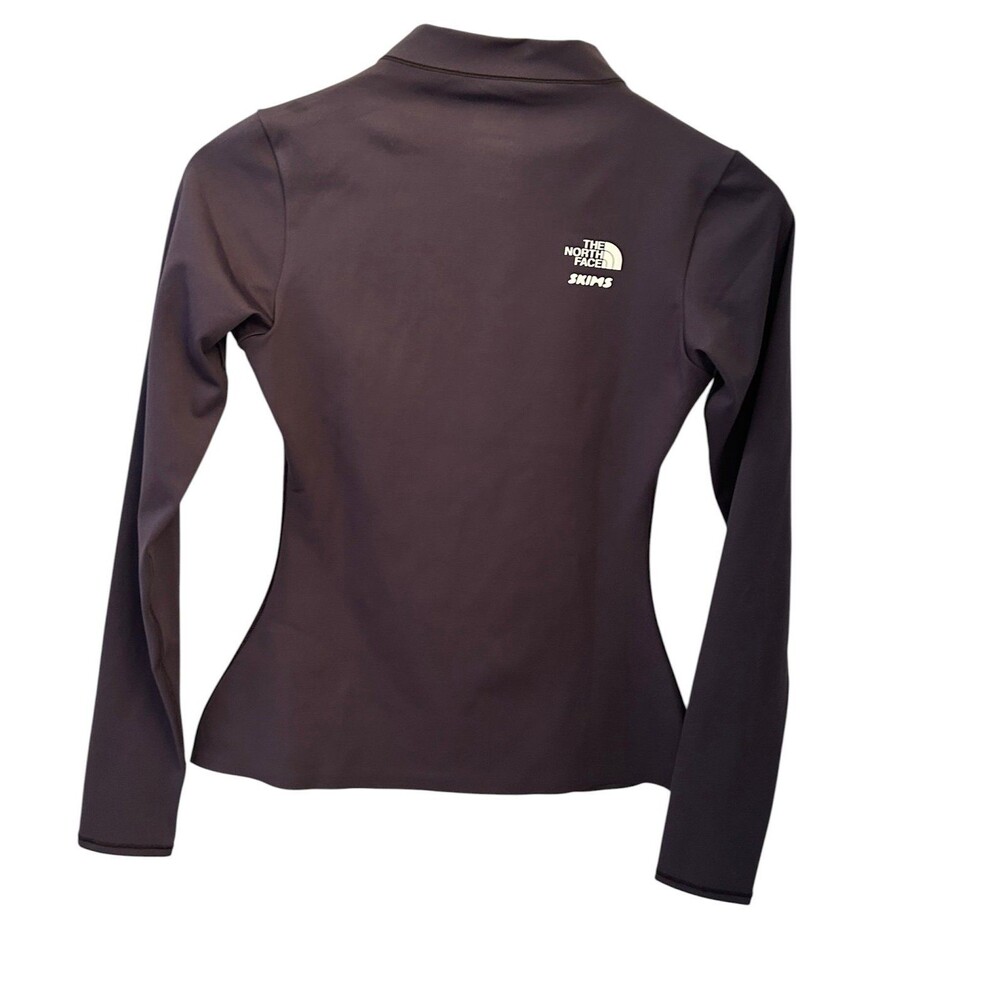 SKIMS x The North Face Refina Long Sleeve Top Phoenix Small New with tags - Picture 3 of 11
